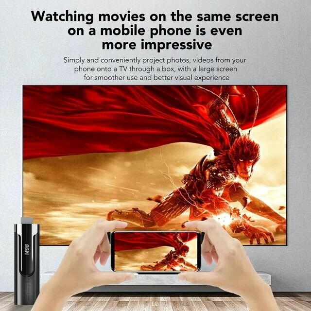Смарт ТВ-приставка с Android TV 11 с Dolby Audio/ 2+16G/Google Play/AMLOGIC S905Y4