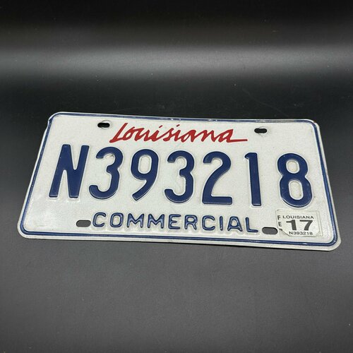 Автомобильный номер штата Луизиана, металл, краска, США, 2000-2020 гг. комод анастасия ан 11к луизиана мисандея стоун