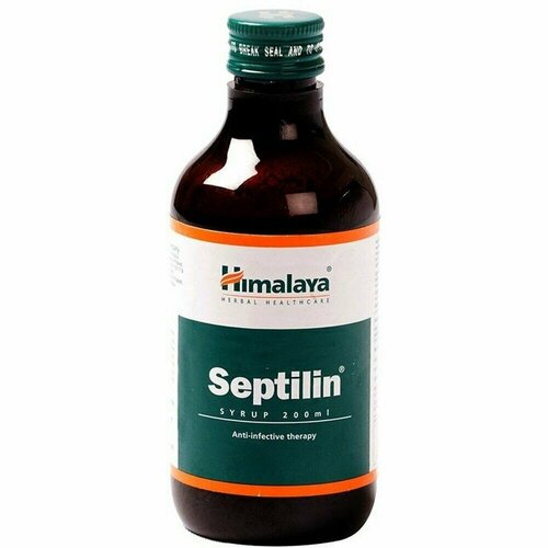 Сироп Септилин для иммунитета, от прстоуды ОРЗ, гриппа Septilin Himalaya 200 мл
