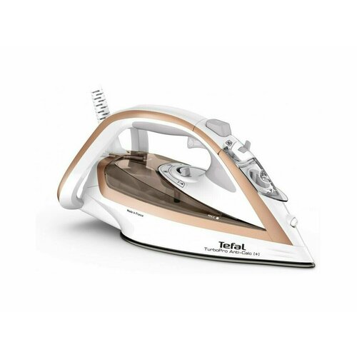 утюг tefal turbo pro fv5699e0 3000 вт Паровой утюг Tefal fv5697e1 3000W белый / розовый