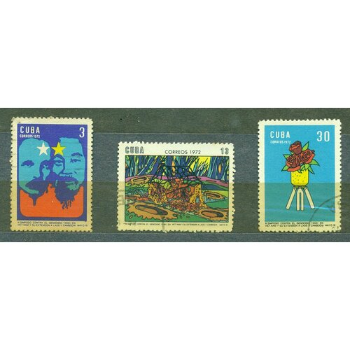 Почтовые марки Куба 1972г. 3-й симпозиум по Индокитайской войне Войны, Хосе Марти U