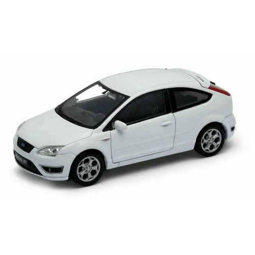 Игрушка Welly Машинка 1:38 Ford Focus ST, пруж. мех, белый модель машины 1 38 ford focus st оранжевый 42378 welly