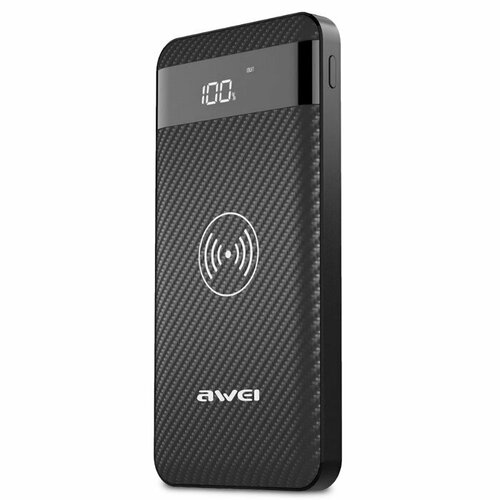 Внешний аккумулятор AWEI P55K Black внешний аккумулятор power bank awei p47k 20 000 mah белый