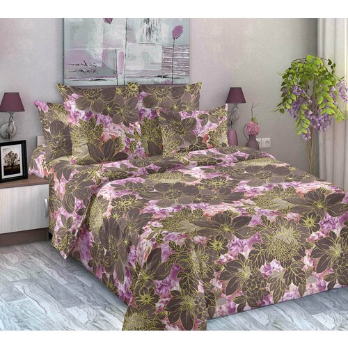 Простынь евро поплин Мираж