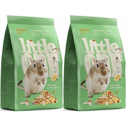 Little One Корм сухой для песчанок, 400 г, 2 уп. корм для песчанок little one gerbils 15 кг