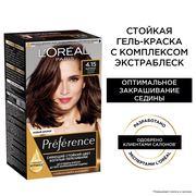 L'Oreal Paris Preference стойкая краска для волос, 4.15 Каракас