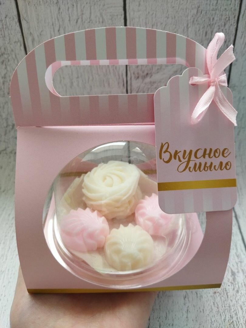 фото Мыло "Зефирки в куполе"