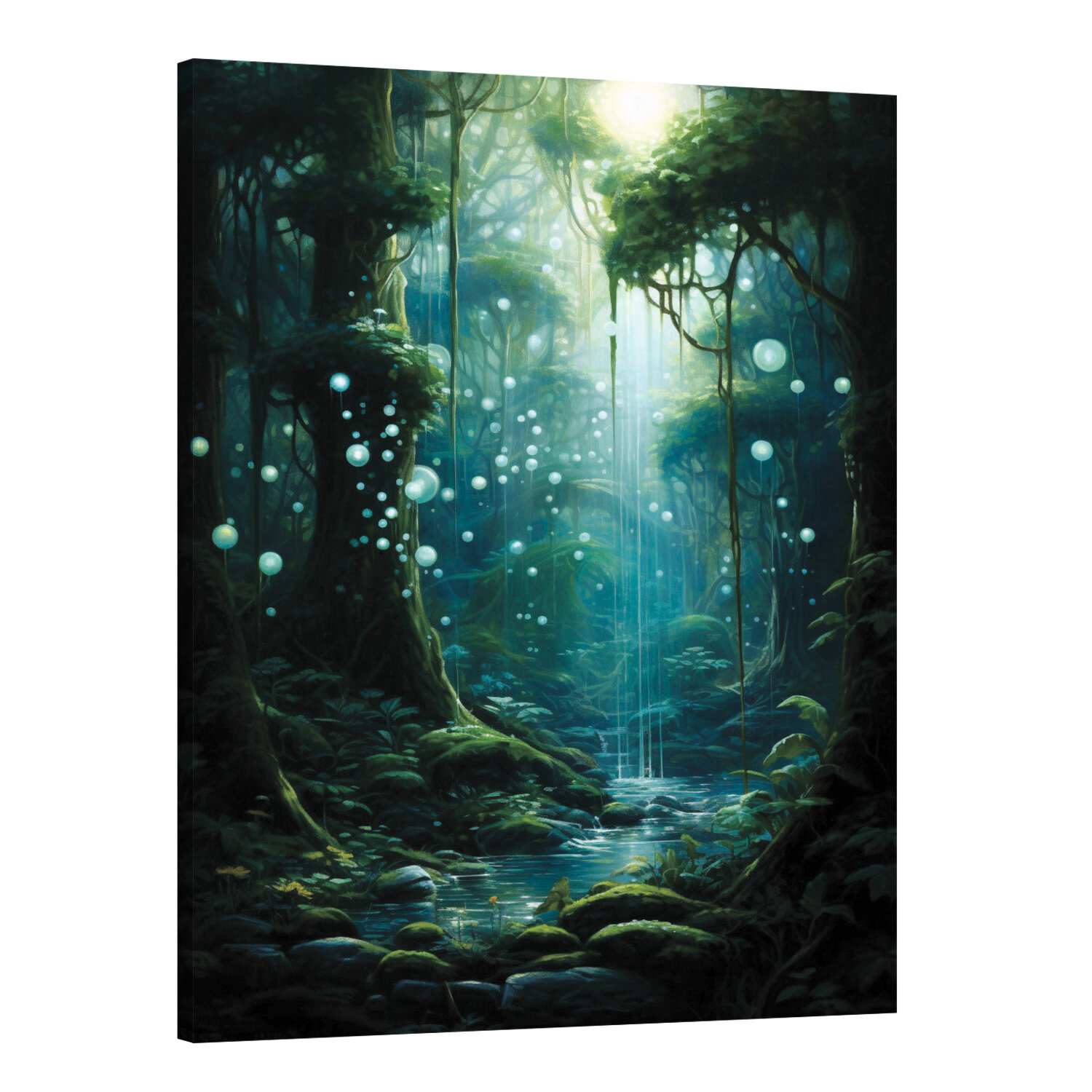 Интерьерная картина 50х70 "Таинственный лес"