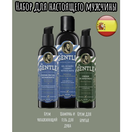 MR GENTLE Набор для мужчин 3в1 в крафтовом коробе