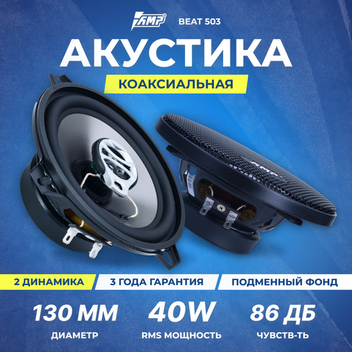 Акустика коаксиальная AMP Beat 503