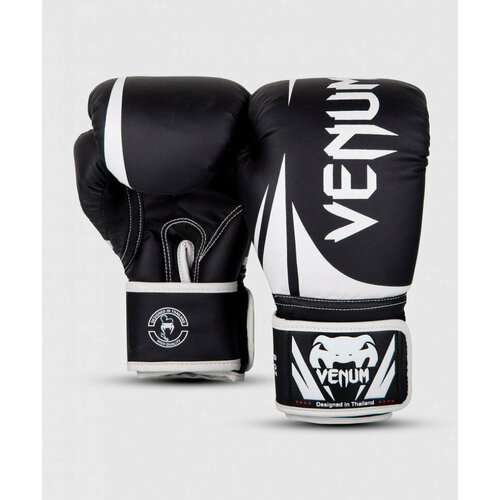 фото Боксерские перчатки детские venum challenger 2.0 8oz черный, белый
