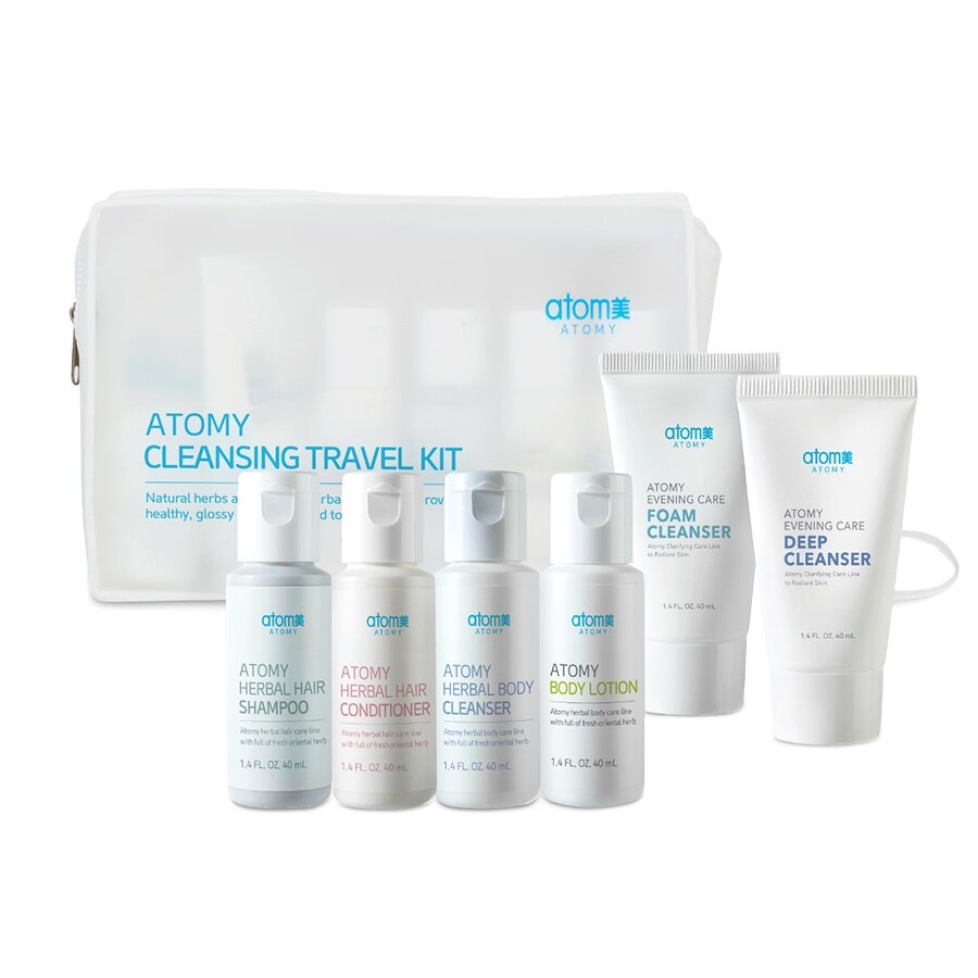 Дорожный Набор Атоми Cleansing Travel Kit 6 средств косметики