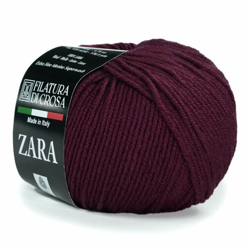 5 Мотков Пряжа Filatura Di Crosa ZARA 100% Мериносовая шерсть 50 гр. - 125 м. цвет 1461