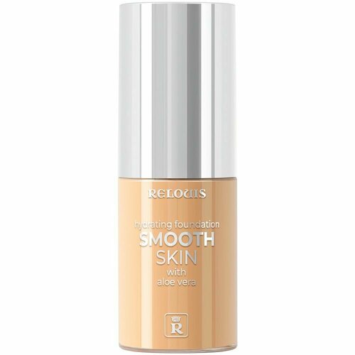 RELOUIS Крем тональный Smooth Skin увлажняющий с алоэ вера (04 песочный бежевый)