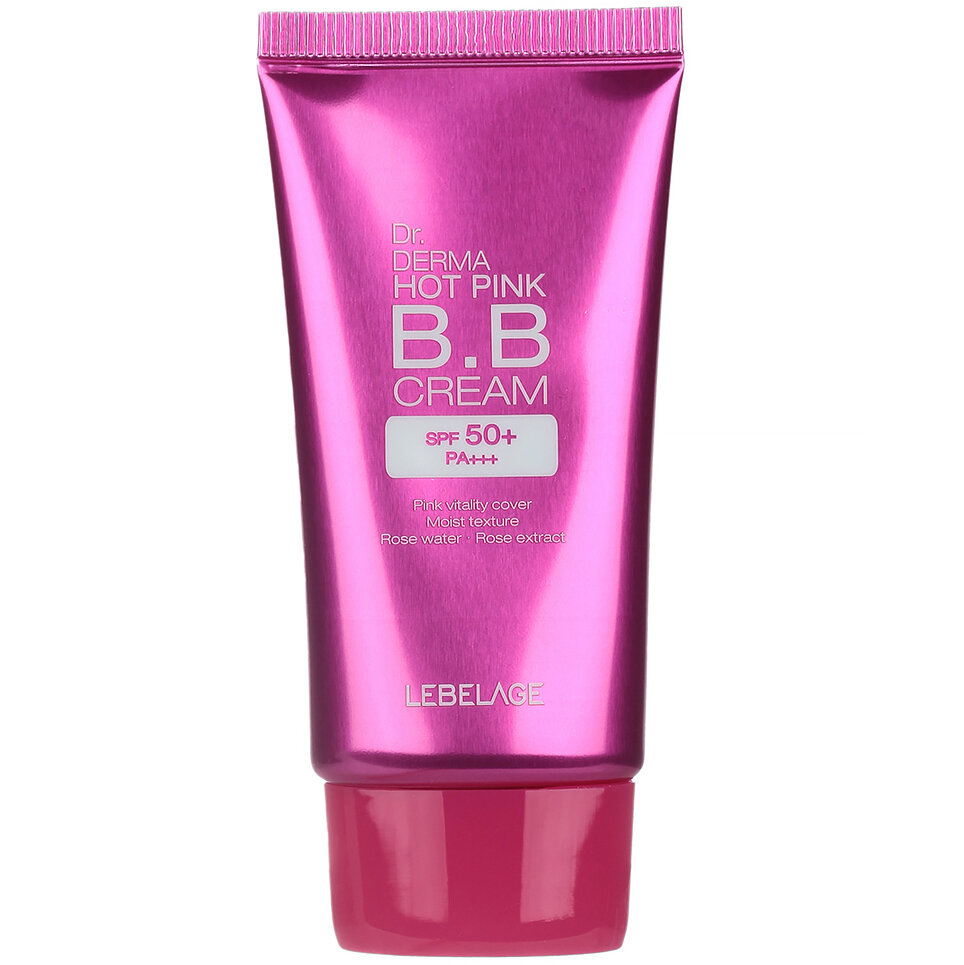 Крем ББ для лица многофункциональный с экстрактом розы Lebelage Dr. Derma Hot Pink BB Cream, 30 мл