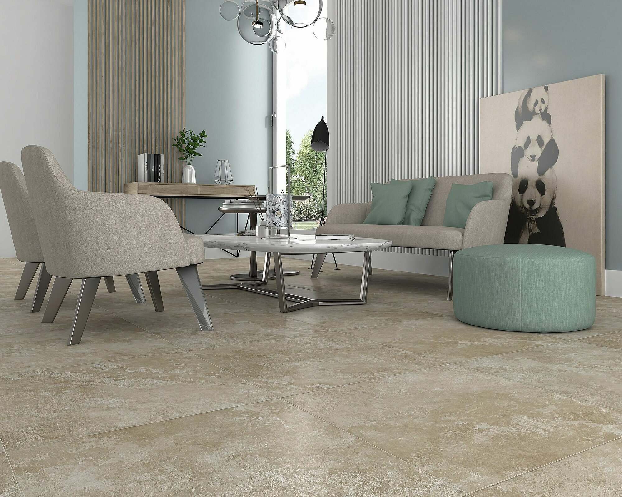 фото Керамогранит Laparet Zircon бежевый 60х60 обрезной 1,8 м2; ( 5 шт/упак)