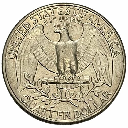 США 25 центов (1/4 доллара) 1982 г. (Quarter, Вашингтон) (D) сша набор монет united states proof set 1982s 1982 г