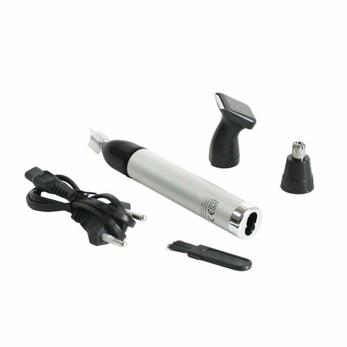 Высокопрочный триммер для бороды и усов триммер для носа Индикатор зарядки нержавеющая сталь3 насадки в комплекте 62300₽