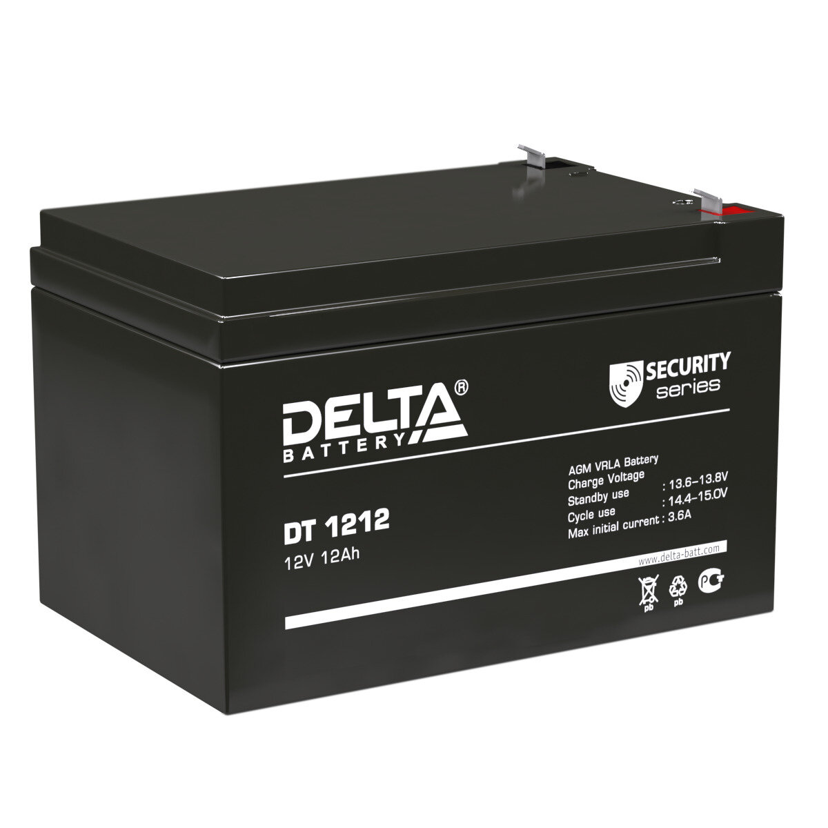 Аккумуляторная батарея DELTA Battery DT 1212 12В 12 А·ч