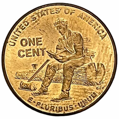 США 1 цент 2009 г. (200 лет со дня рождения Авраама Линкольна - Юность в Индиане) (Br) монета 1 цент 1846 liberty head cent сша