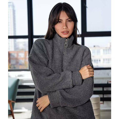 фото Толстовка, размер l, серый в тренде