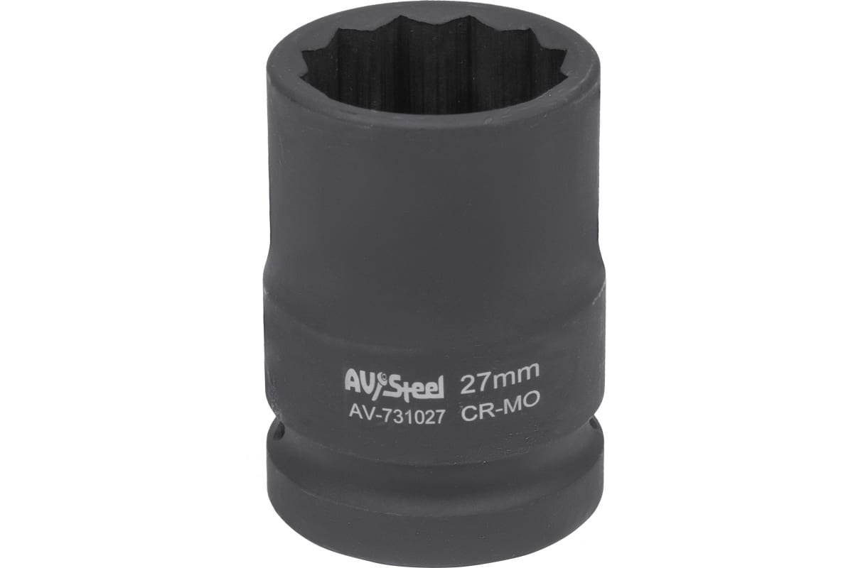 Головка ударная двенадцатигранная (27 мм; 3/4") AV Steel AV-731027