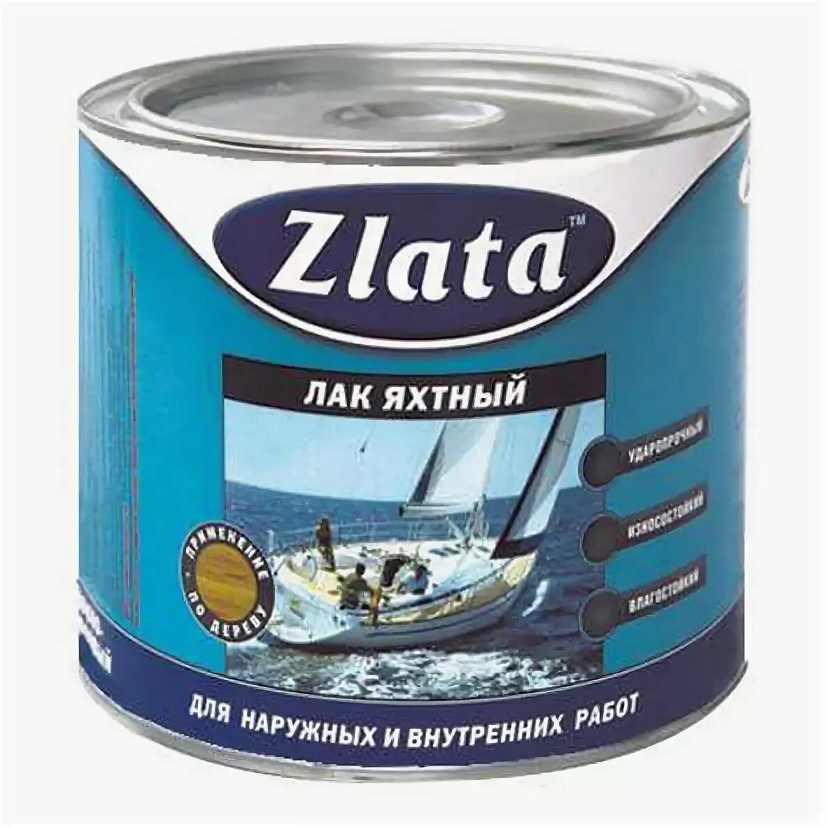 Zlata Лак яхтный Zlata глянцевый 0,9 кг