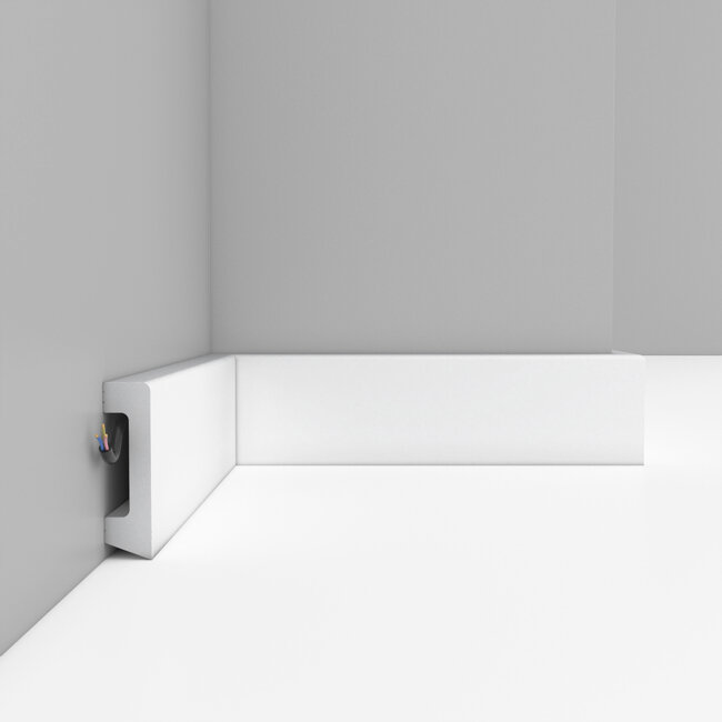 Плинтус напольный Decomaster D234 1шт (длина 2м)