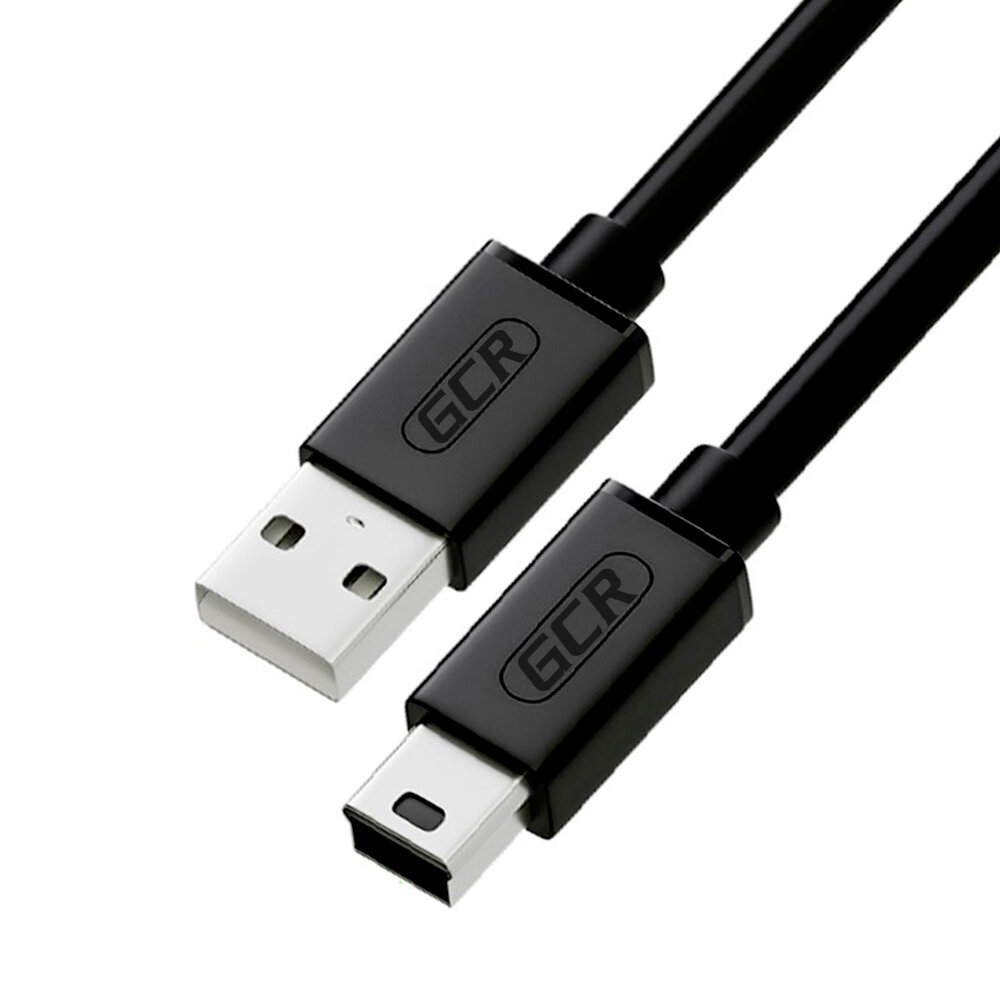 Greenconnect USB 2.0 Type-AM - miniUSB 0.3м Greenconnect Кабель 0.3m USB 2.0, AM/mini 5P, черный, 28/28 AWG, экран, армированный, морозостойкий, GCR-UM2M5P-BB2S-0.3m GCR-UM2M5P-BB2S-0.3m