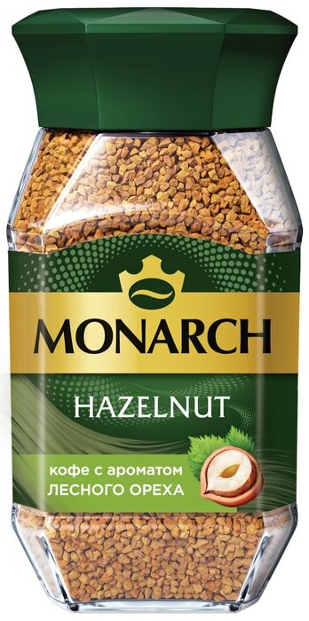 Кофе растворимый Monarch Hazelnut 95г