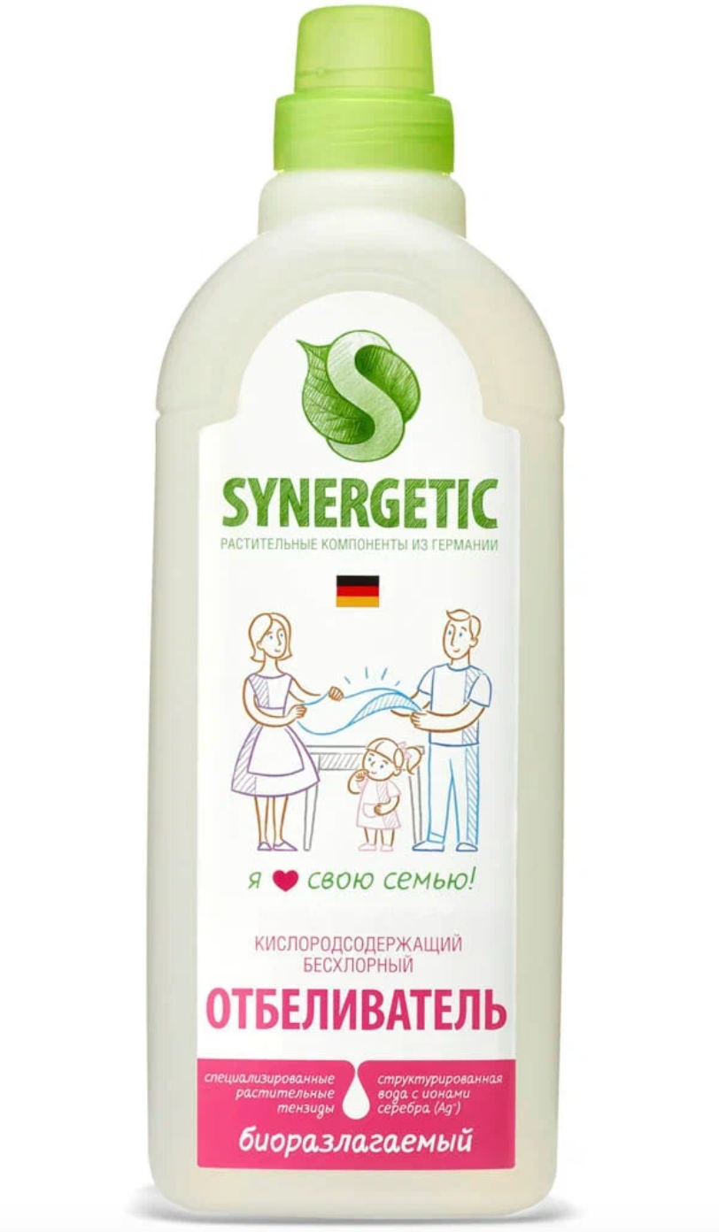 фото Жидкий отбеливатель Synergetic 1 л