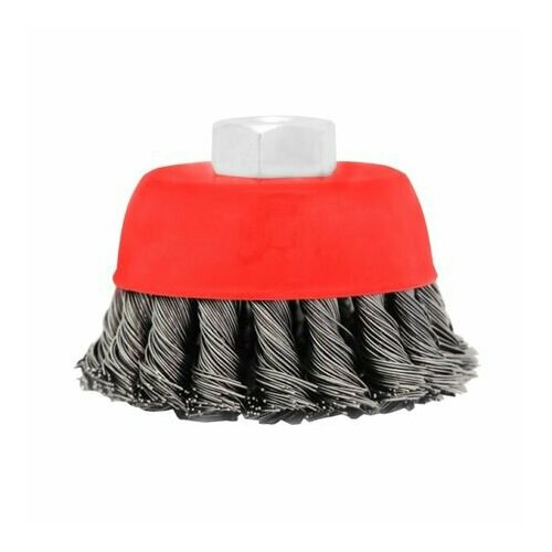 Корщетка для УШМ VIRA, 100 мм, чашеобразная, металл витая проволока