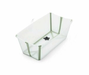 Ванночка Stokke Flexi Bath, Transparent Green, прозрачный/зеленый