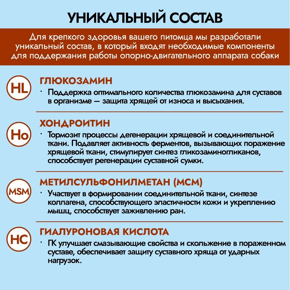 Хондропротектор для крупных собак, витамины для суставов, 90 таблеток, глюкозамин хондроитин. Лакомство для крупных пород. Кормовая добавка.