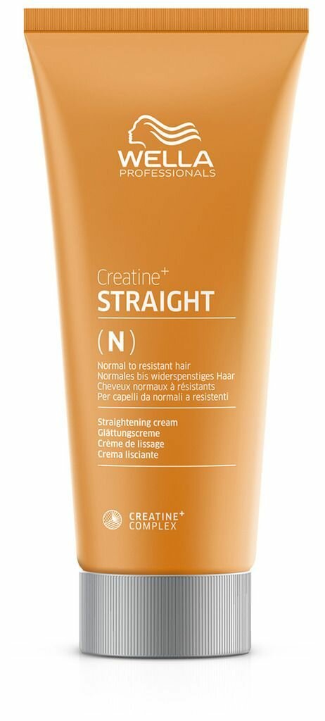 Wella Creatine+ Straight N - Крем для перманентного выпрямления волос нормальных и непослушных волос 200 мл