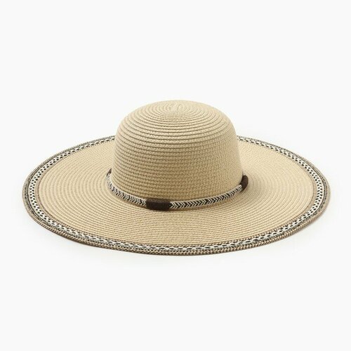 фото Шляпа minaku, размер 58, белый