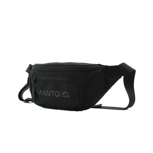 поясная сумка umbro utility waistbag удобная сумка из полиэстера на пояс umbro регулируемым ремнем серый 2 л 27 х 4 х 14 см Сумка поясная Manto, черный