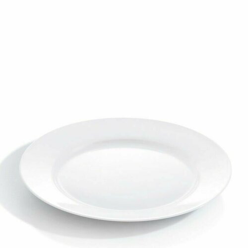 Тарелка столовая белая Glass ceramic 24 см 545₽
