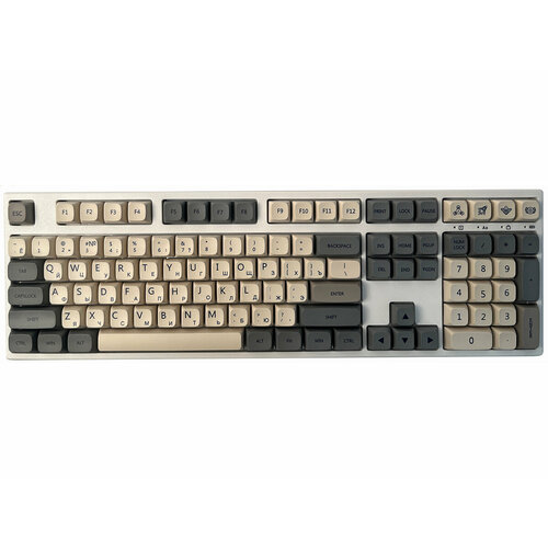 Клавиатура беспроводная механическая Epomaker EP108 Gateron Pro Blue Switch Bluetooth RGB 6200мАч Белый EP108-WHT-ENL-GatB 1090000₽