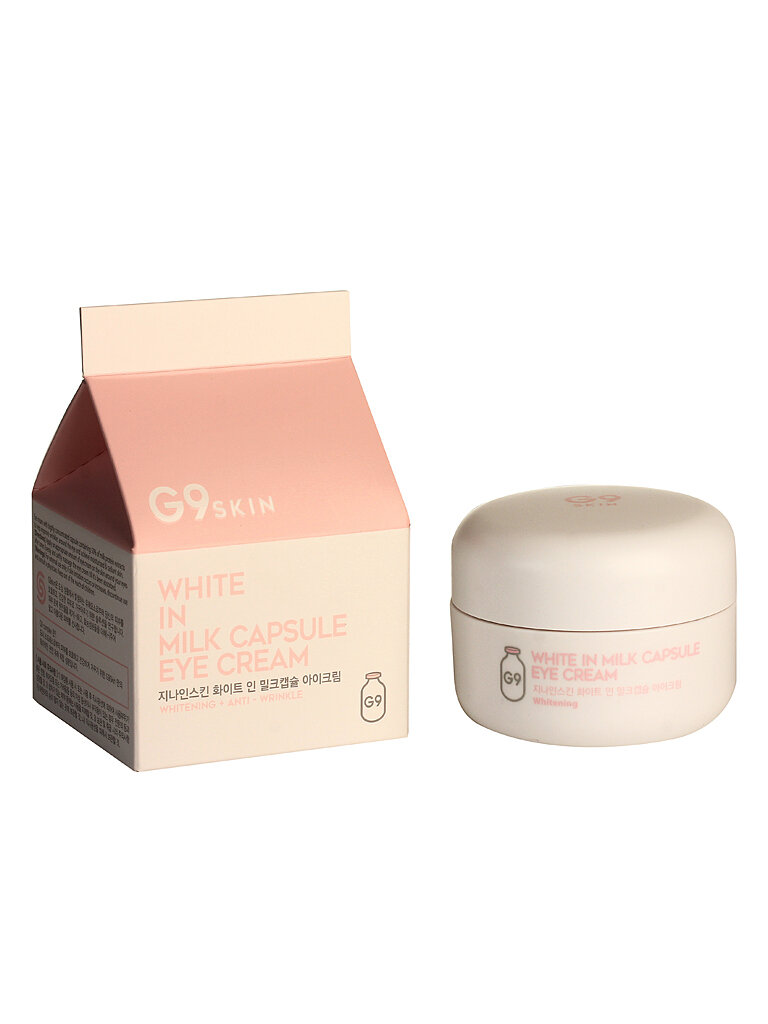 G9SKIN Крем для глаз осветляющий с молочными протеинами G9 White In Milk Capsule Eye Cream, 30г