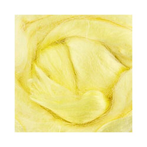 Волокно для валяния цвет лимон 100 вискоза 25 г 340₽