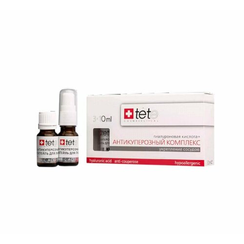 TETe Cosmeceutical Hyaluronic Acid and anticouperose serum Гиалуроновая кислота + Антикуперзный комплекс tete cosmeceutical cosmeceutical hyaluronic acid snail extract гиалуроновая кислота улиточный секрет