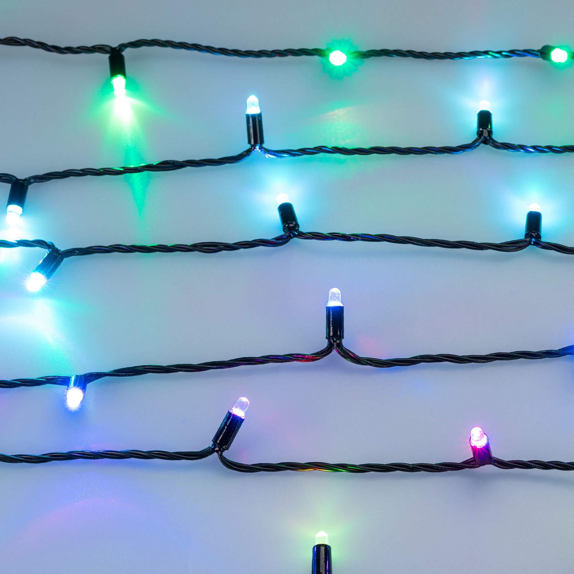 6м. Уличная гирлянда нить RGB Ardecoled 12V ARD-String-Classic-6000-Black-40Led-Live RGB-SPI (31519) - фото №3