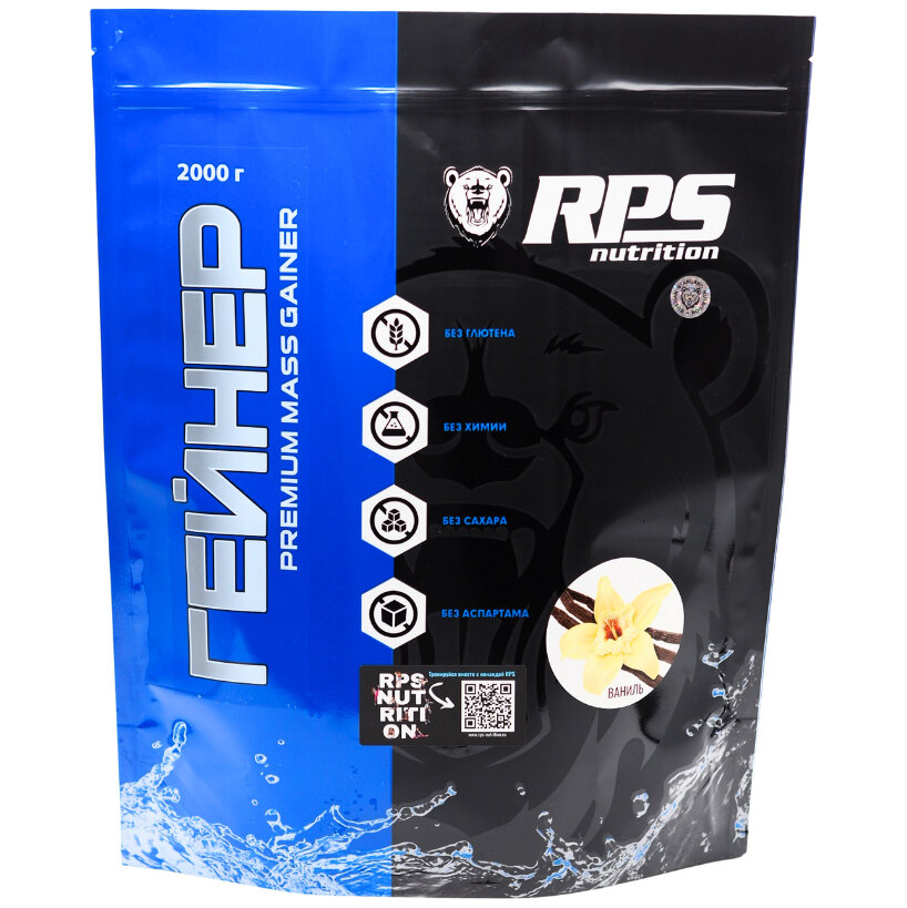 Гейнер RPS Nutrition Premium Mass Gainer - 2000 грамм, ваниль