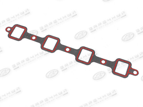 Прокладка коллектора к а/м 3307,53, ПАЗ дв.511 выпускного с герметиком