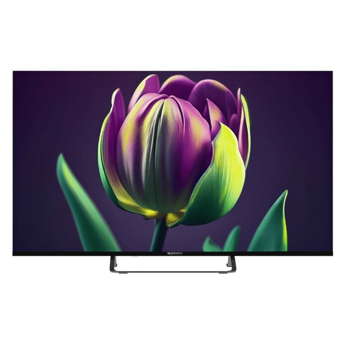 Topdevice TDTV43CS06U_BK, 43",3840x216, DV3-T2/C/S/S2, HDMI 3, USB2, SmartTV, чёрный