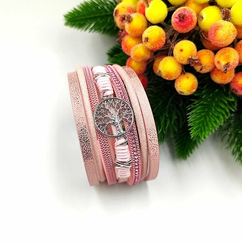 Жесткий браслет, розовый жесткий браслет мастеррина зеленый розовый
