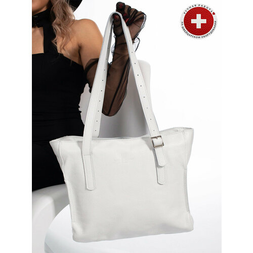 фото Сумка шоппер , белый loran rouge