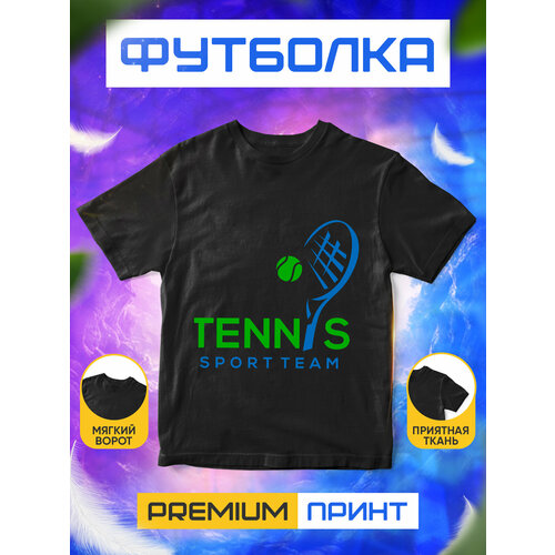 фото Футболка, размер m, черный без бренда