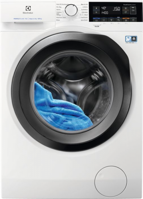 Стиральная машина с сушкой Electrolux PerfectCare 700 EW7WO349S , белый/черный